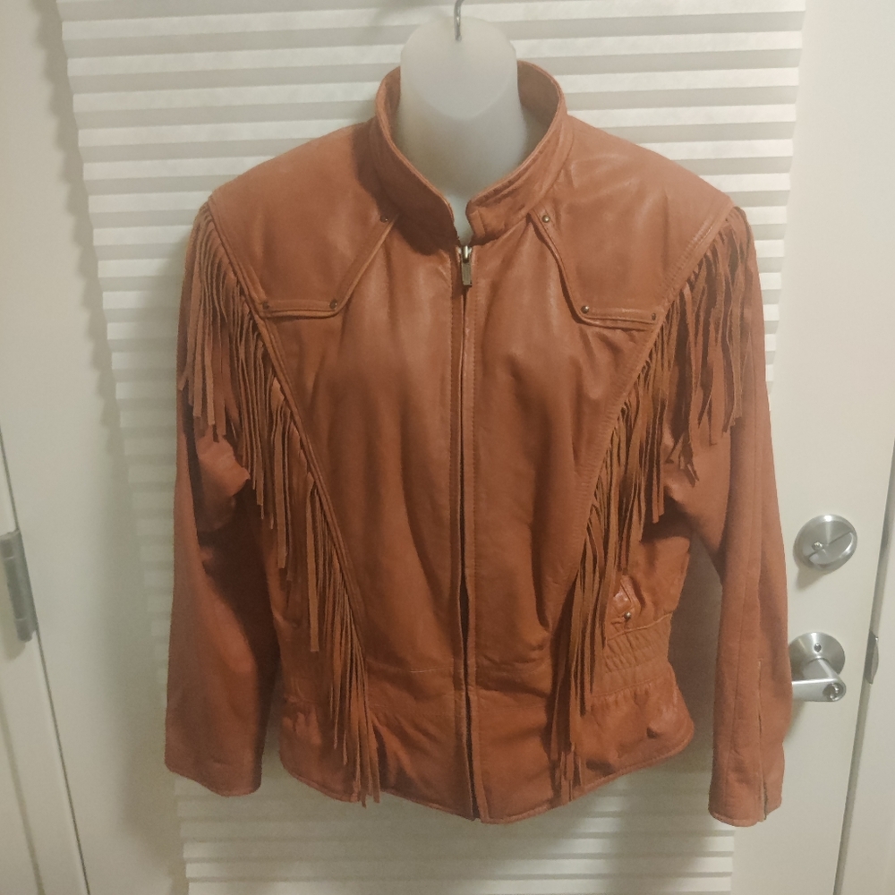 Wilson's Vintage Fringe Leather Rocket Jacket